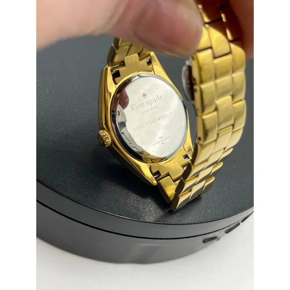 Kate Spade New York 0027 Women's Gold Stainless Steel Analog Seaport Watch EY582